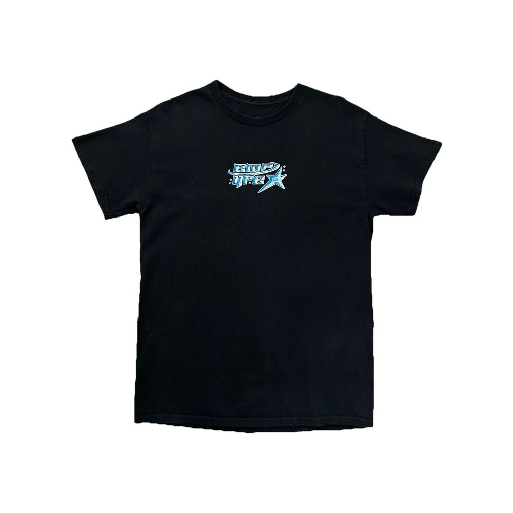 EMPYRE Y2K Star Shirt Mens Medium Black Skate Streetwear Graphic Tee Grunge Emo